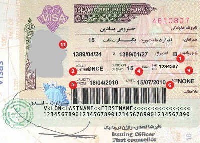 Visum Iran